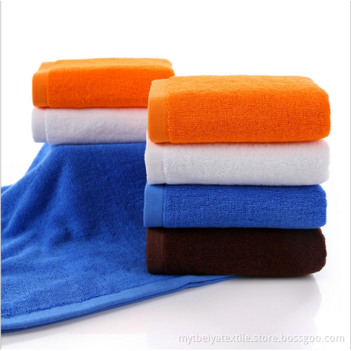 100% Cotton Bleach Proof Towels Beauty Salon Hand Towel Embroidered Logo Manufacturers